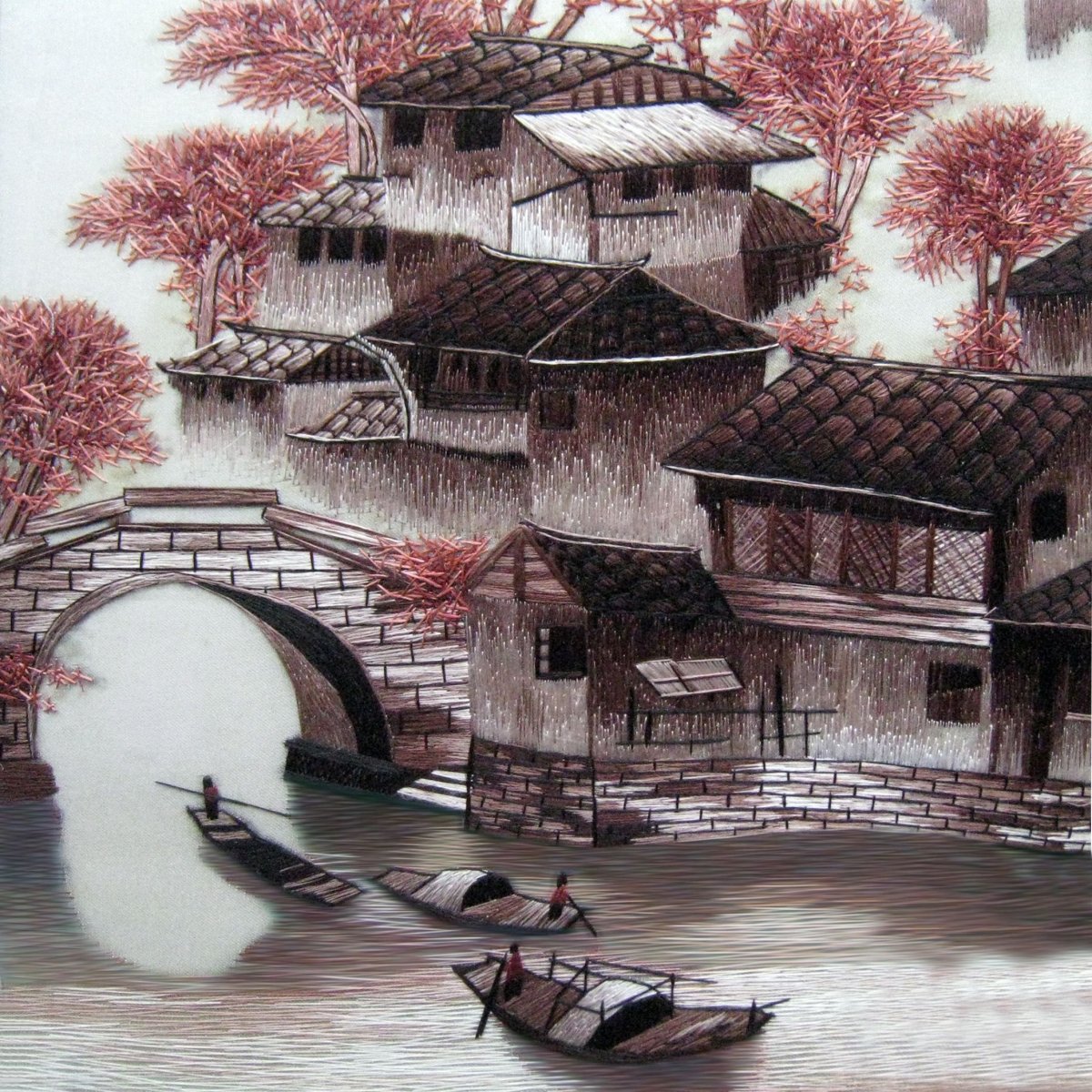 Сучжоуская китайская вышивка