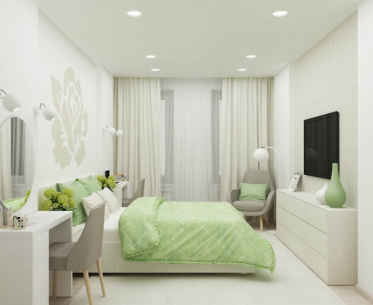 Спальня с детской