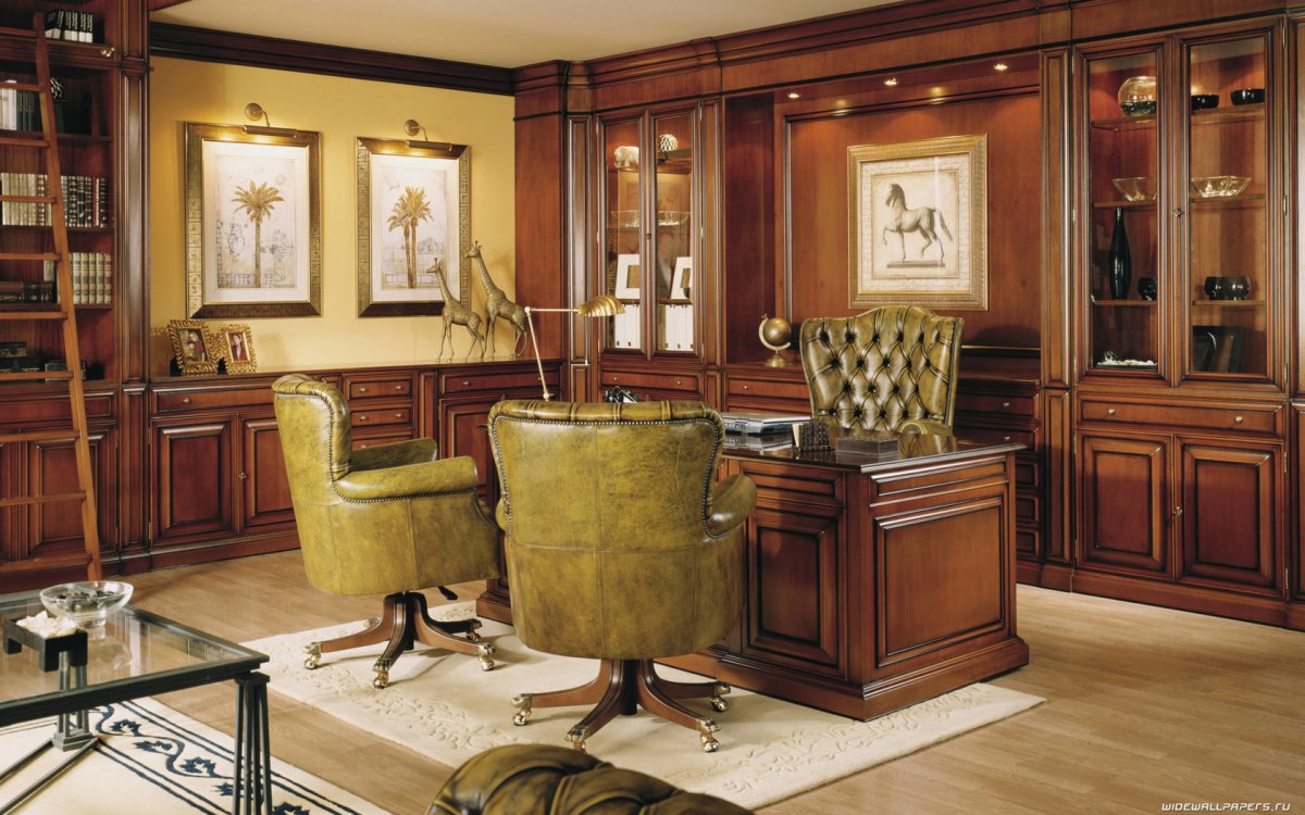 Интерьер кабинет Ампир