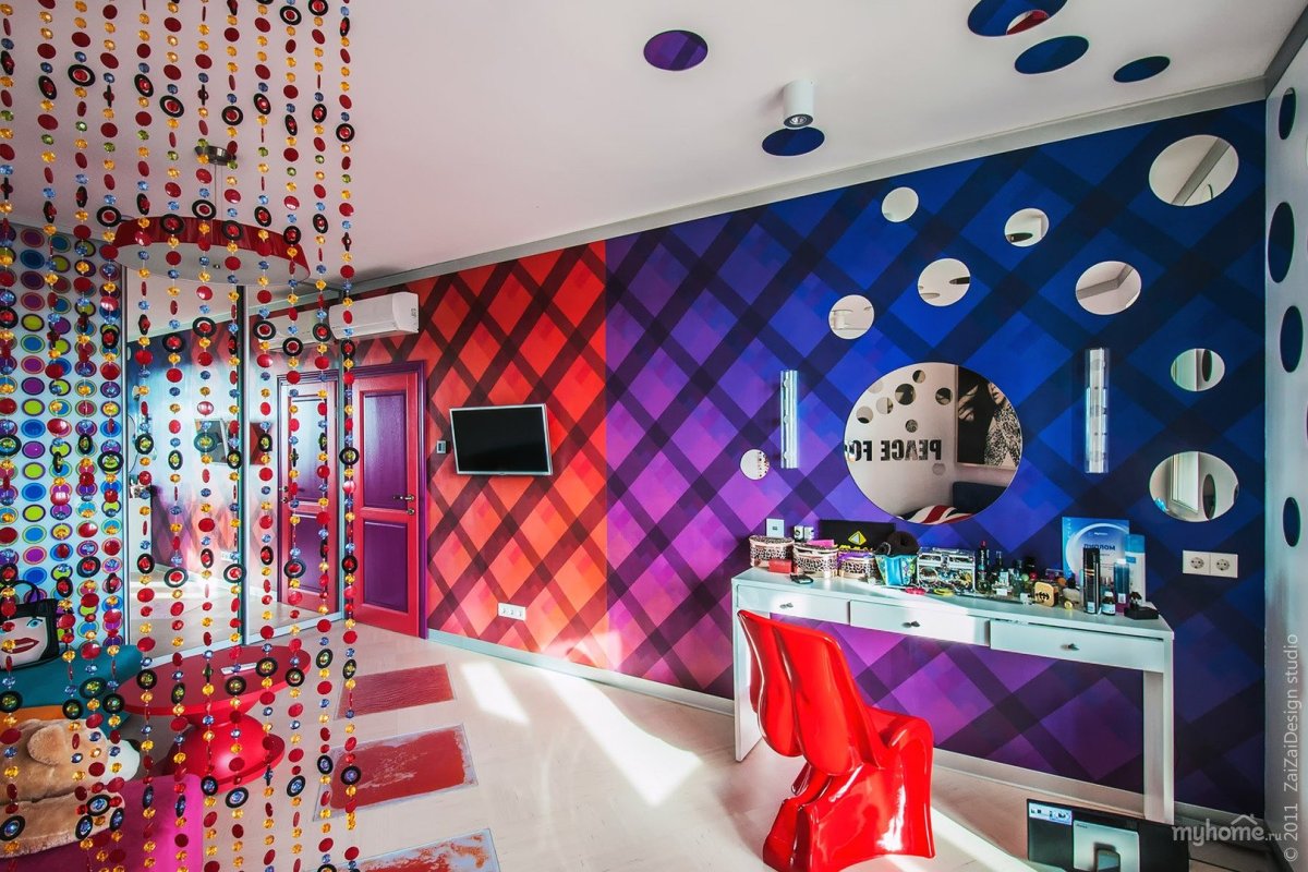 Стиль поп-арт в интерьере кафе
