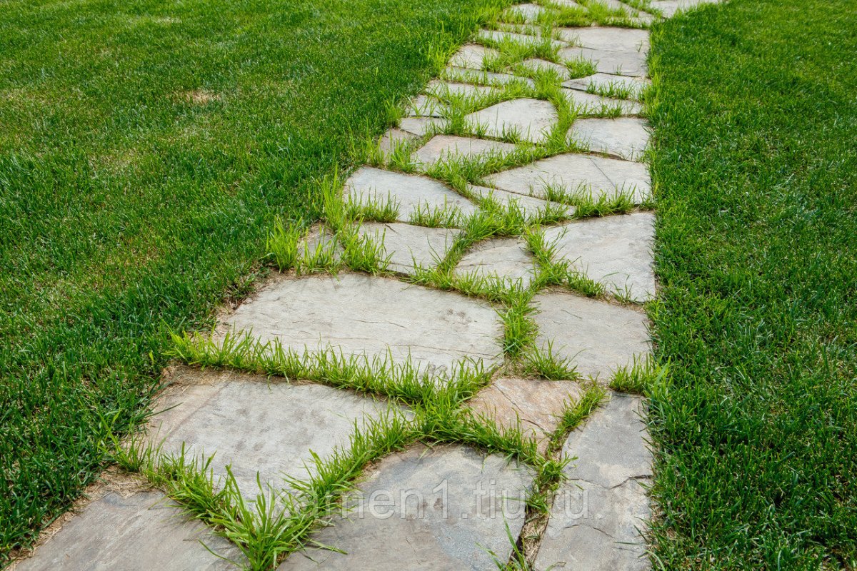 Мощение плитняком