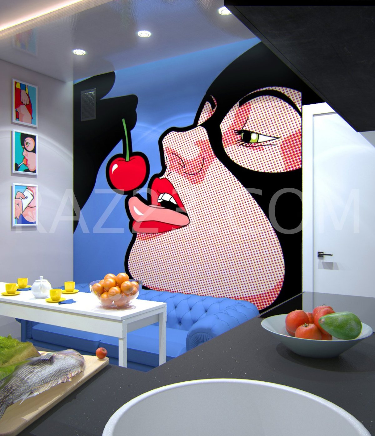 Ресторан в стиле комиксов