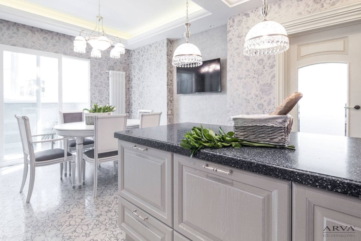 Кухня Арва серый Прованс