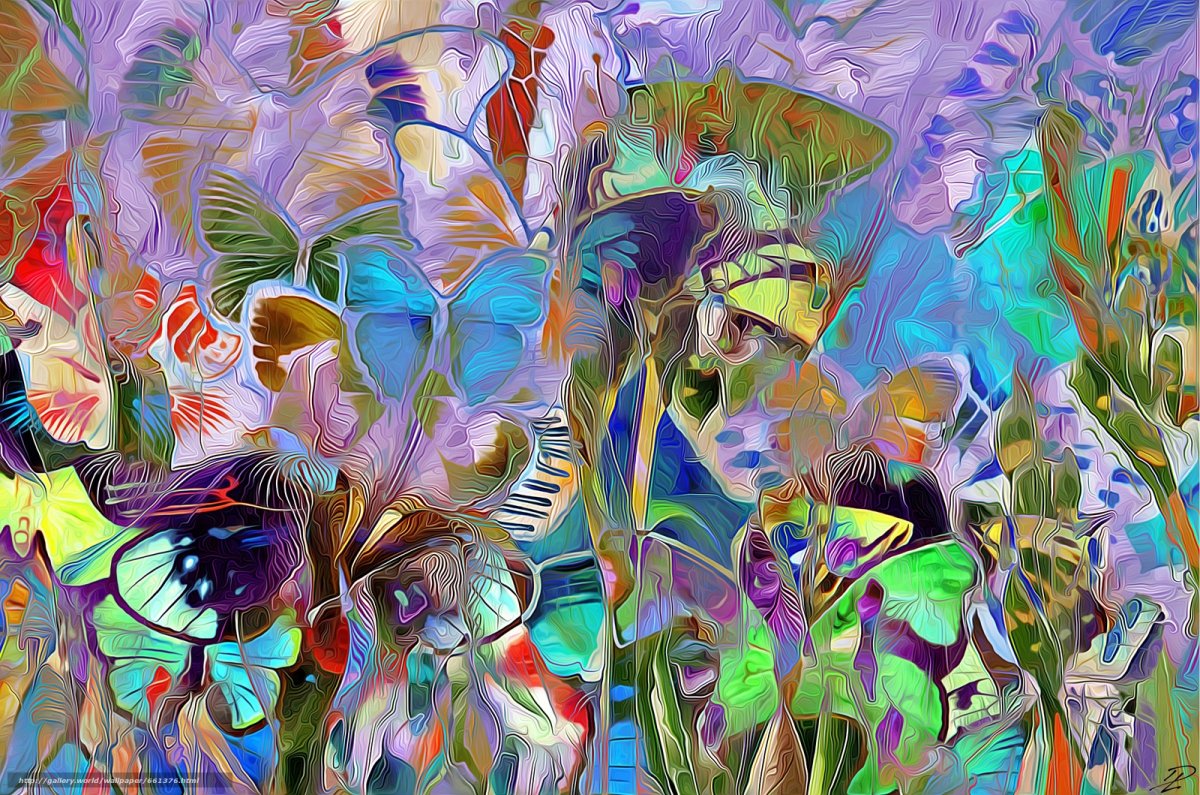 Абстракция картины