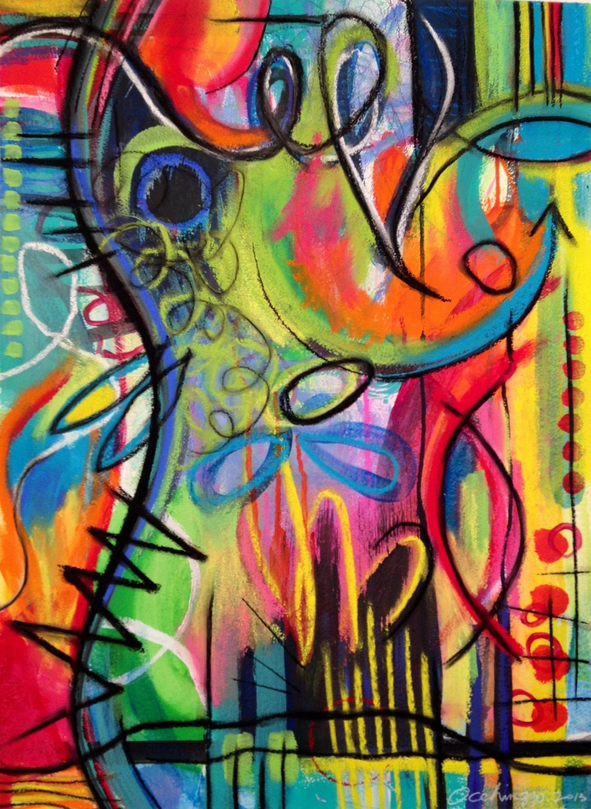 Клоуз абстрактный экспрессионизм