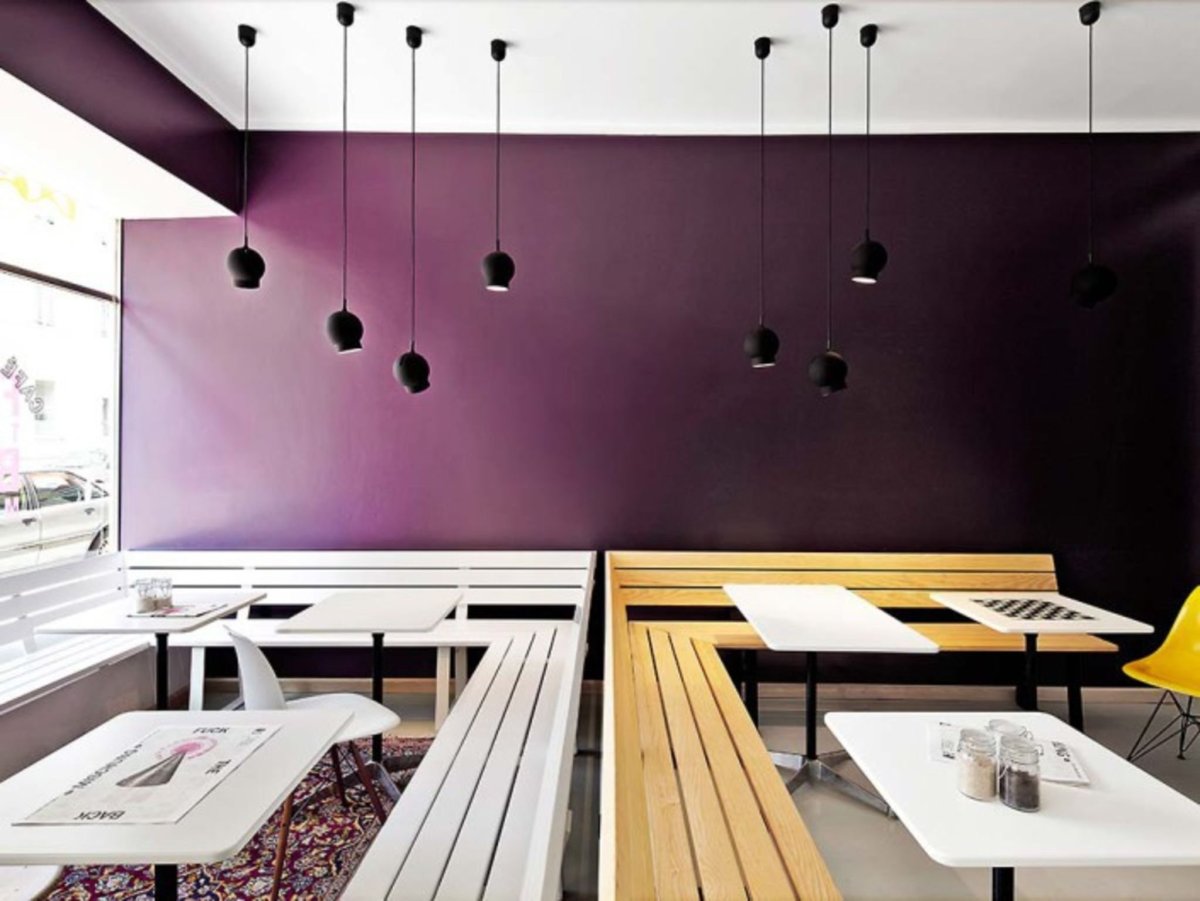 Интерьер кафе в стиле Минимализм