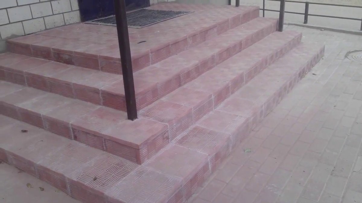 Тротуарная плитка для ступеней