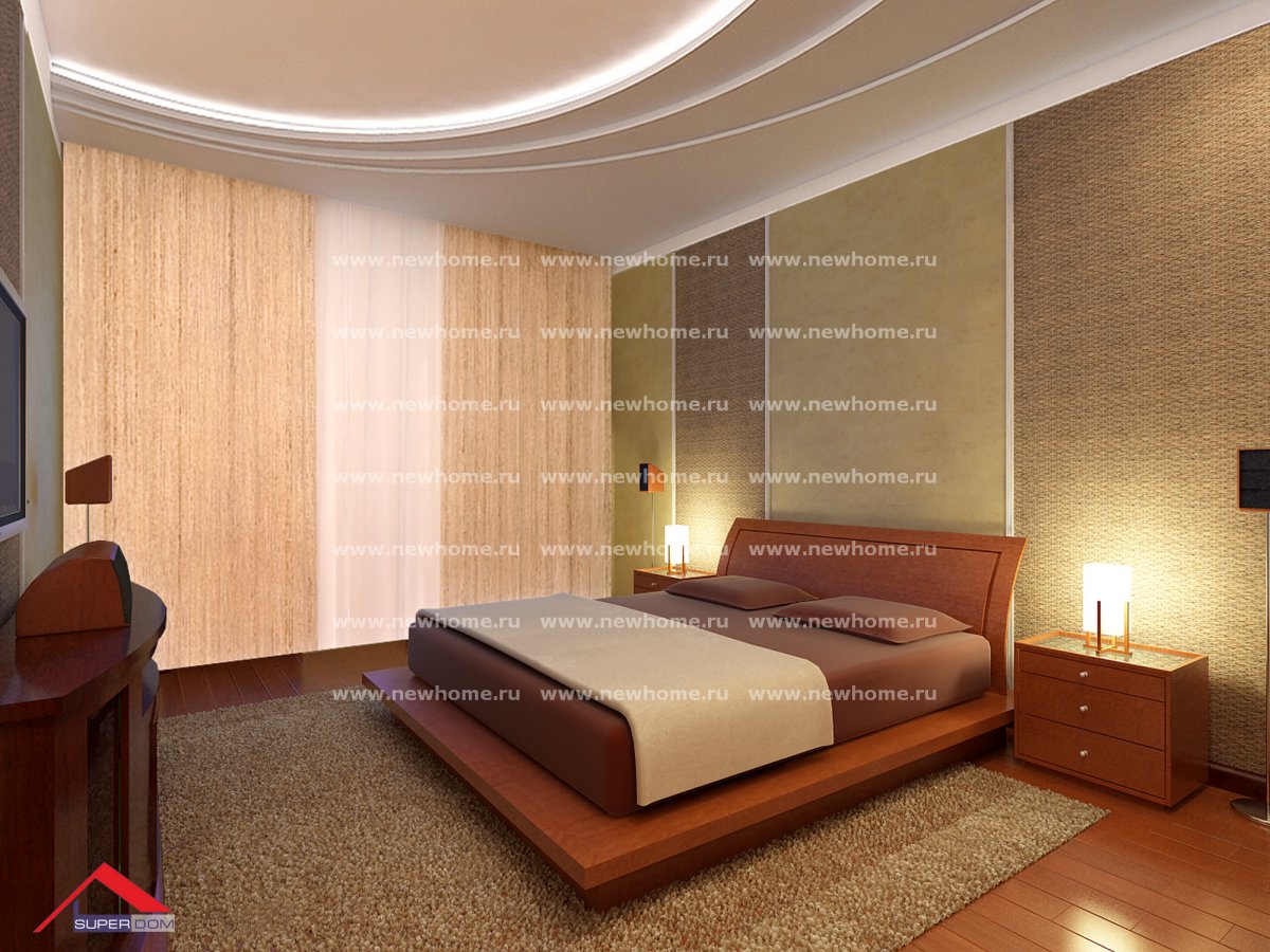 Потолок в маленькую спальню