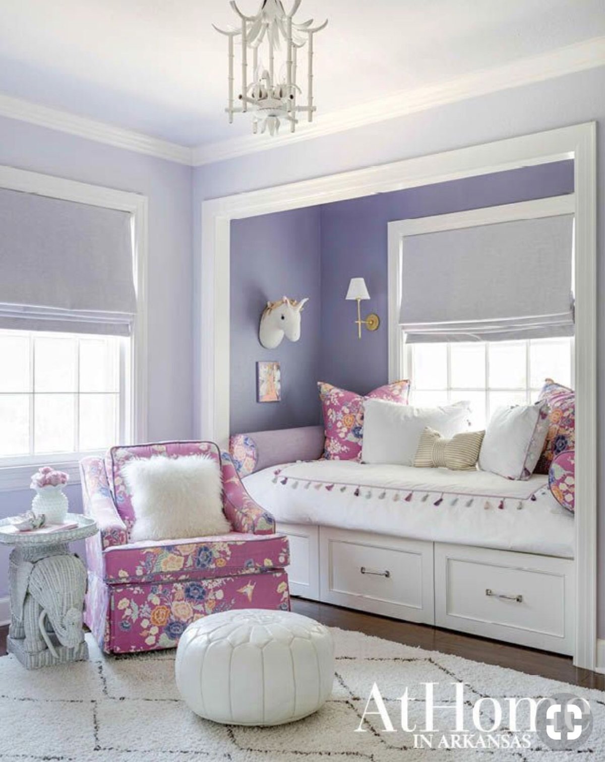 Лавандовая комната для девочки