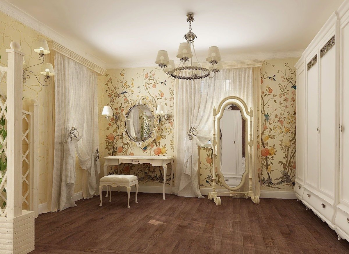 Маленькая гостиная в стиле Прованс