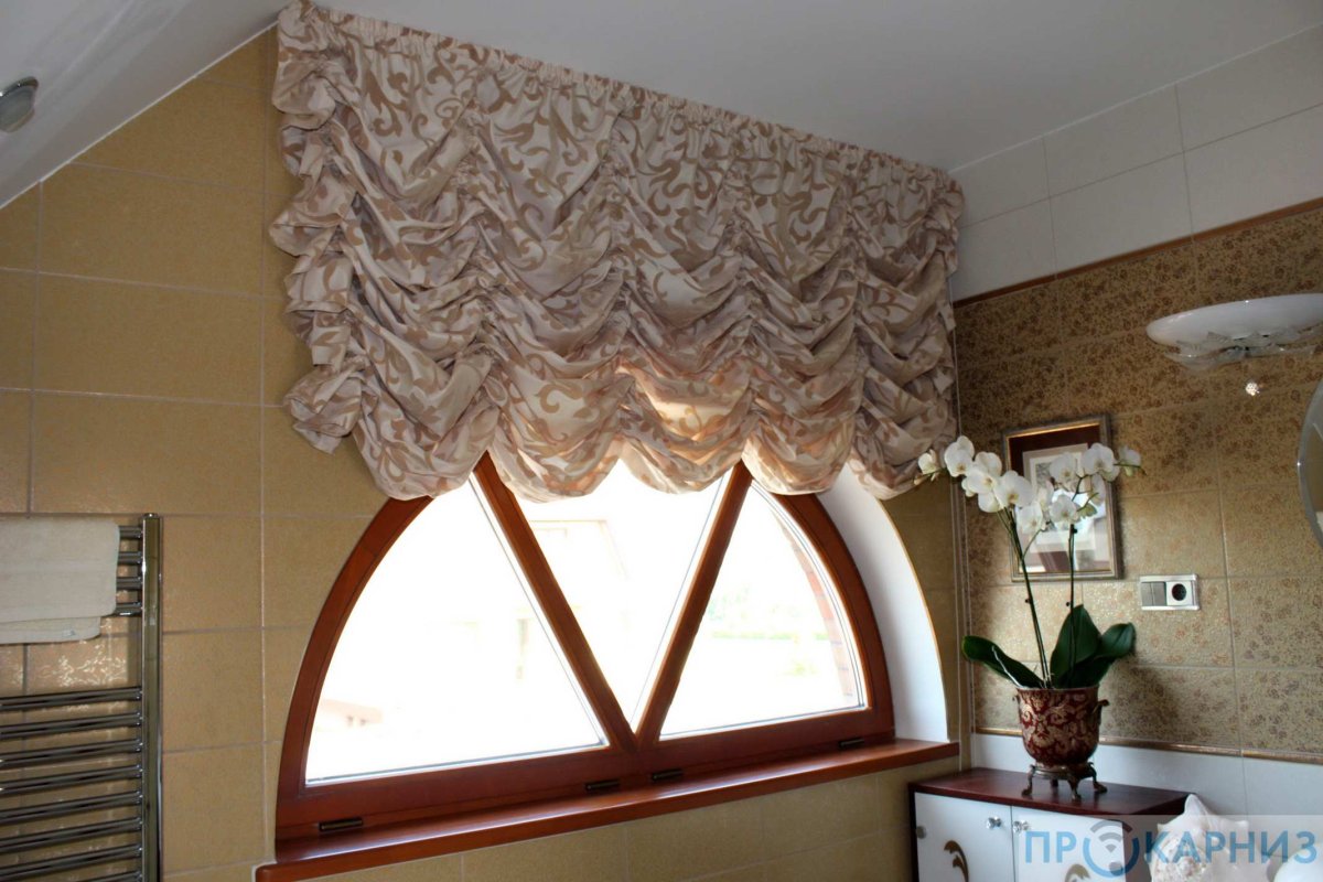 Французские шторы или шторы с фестонами