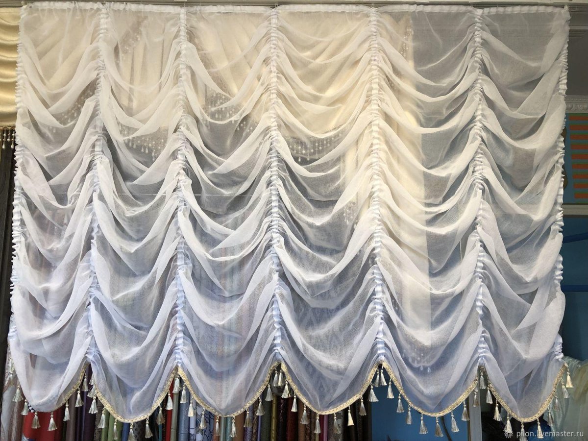 Французские шторы в интерьере