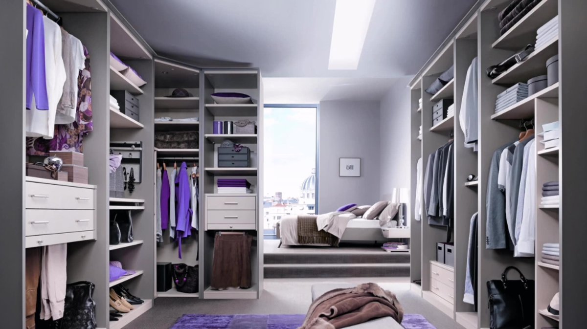 Спальня с гардеробной