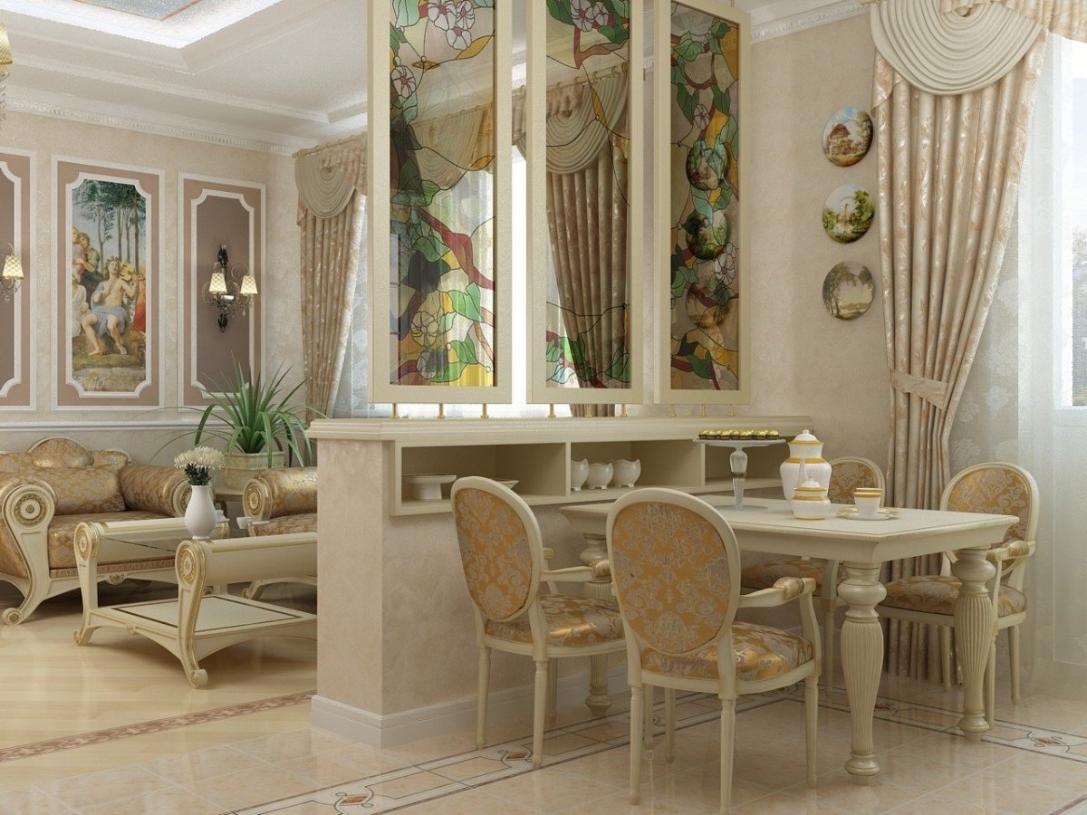 Обеденная зона в стиле Прованс