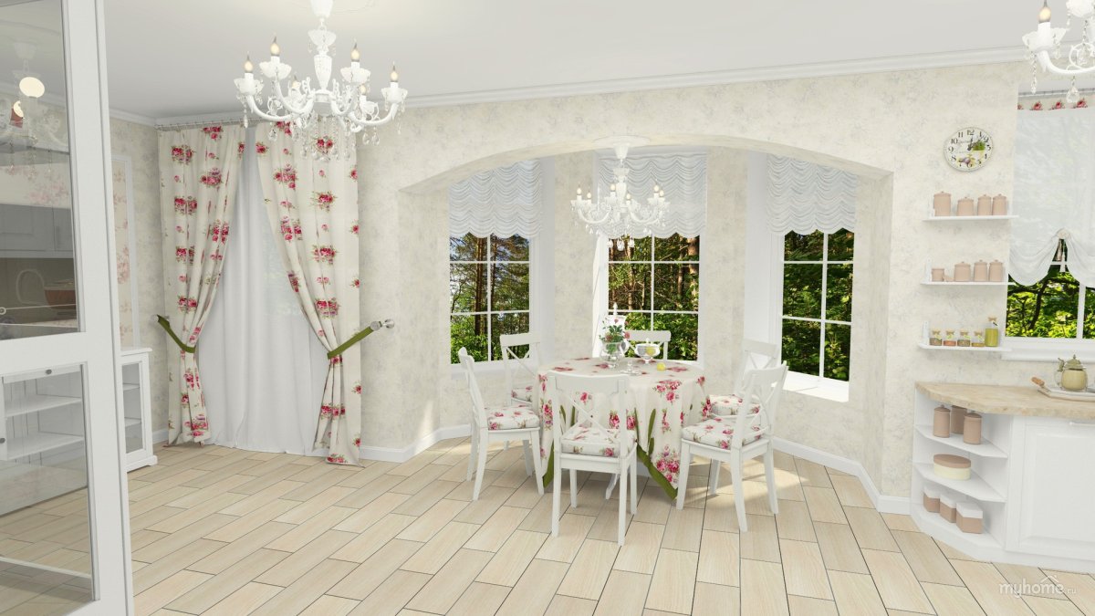 Кухни в стиле шебби Шик и Прованс