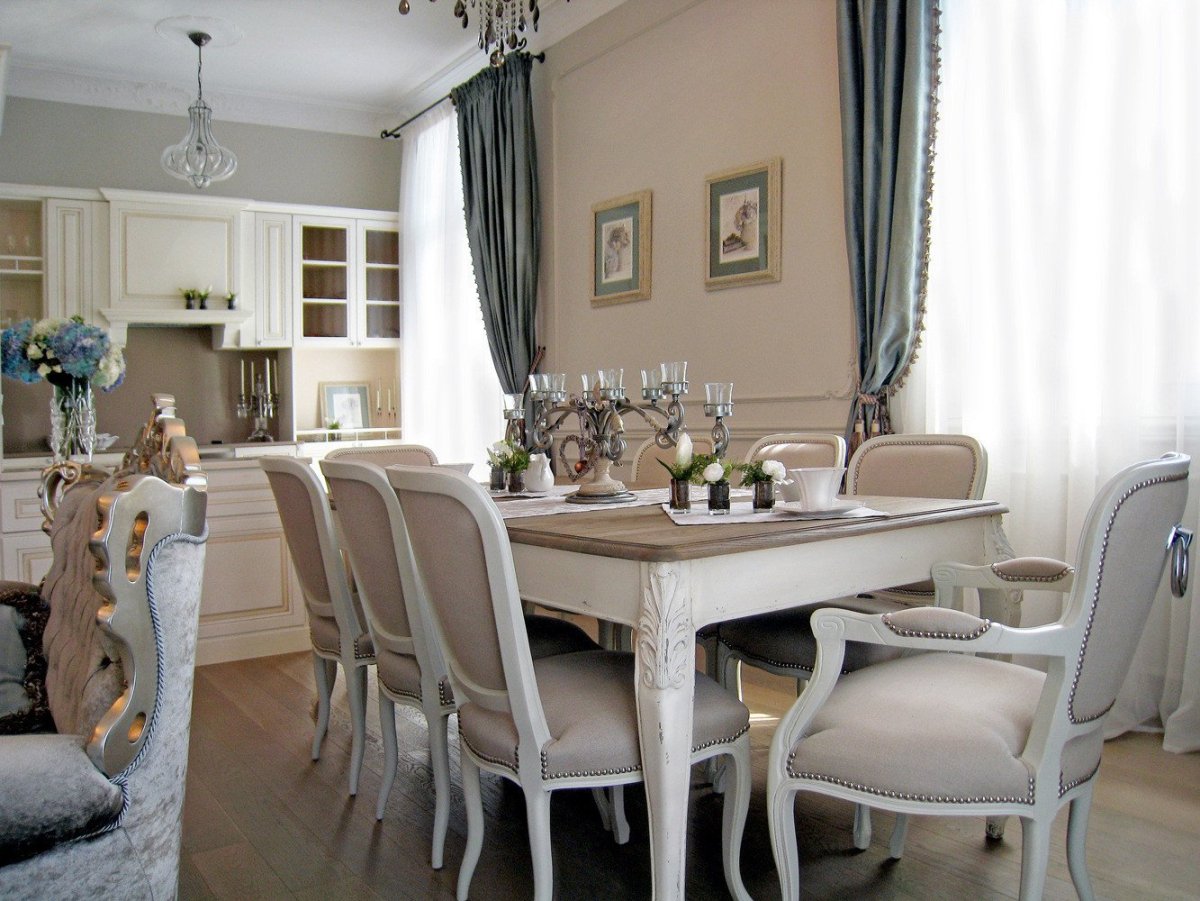 Кухня в стиле Кантри Эклектика Прованс