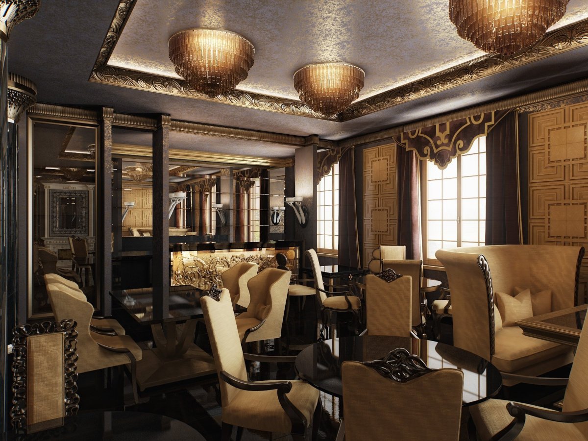 Ресторан в стиле арт деко