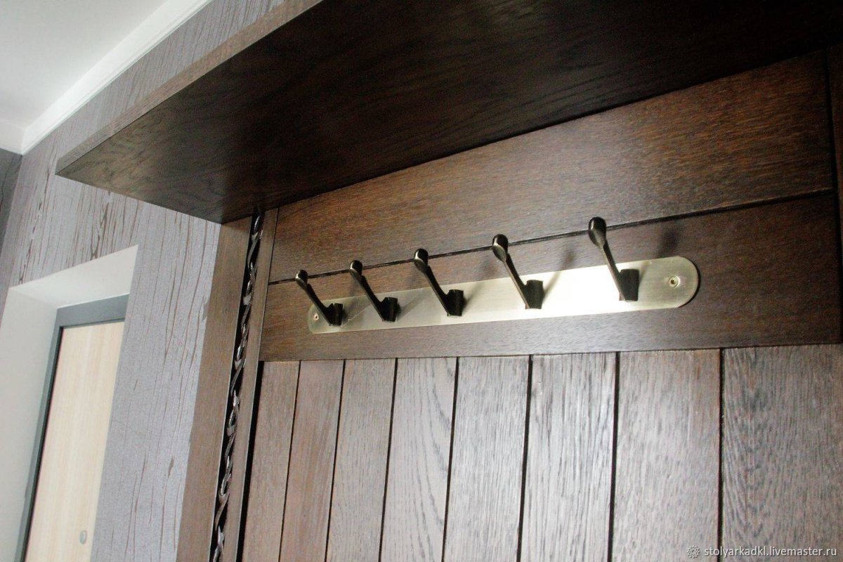 Вешалка настенная самодельная