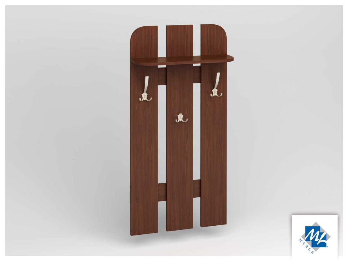 Вешалка из дерева настенная