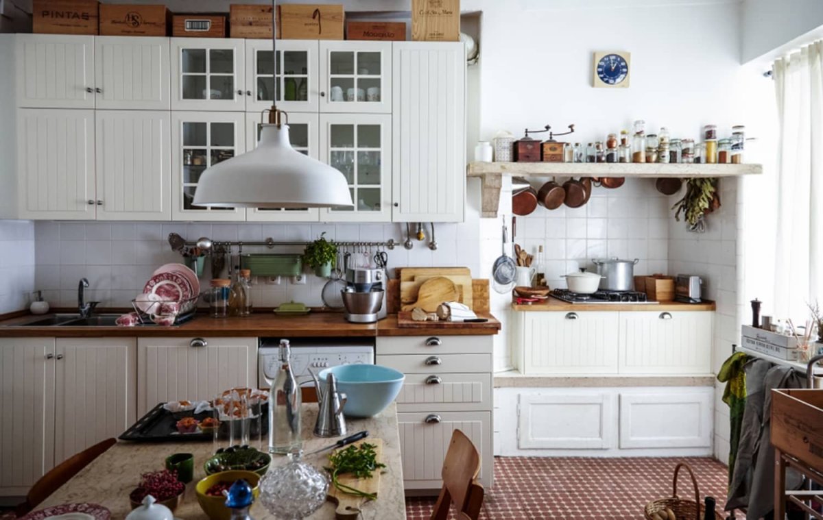Кухня икеа в прованском стиле