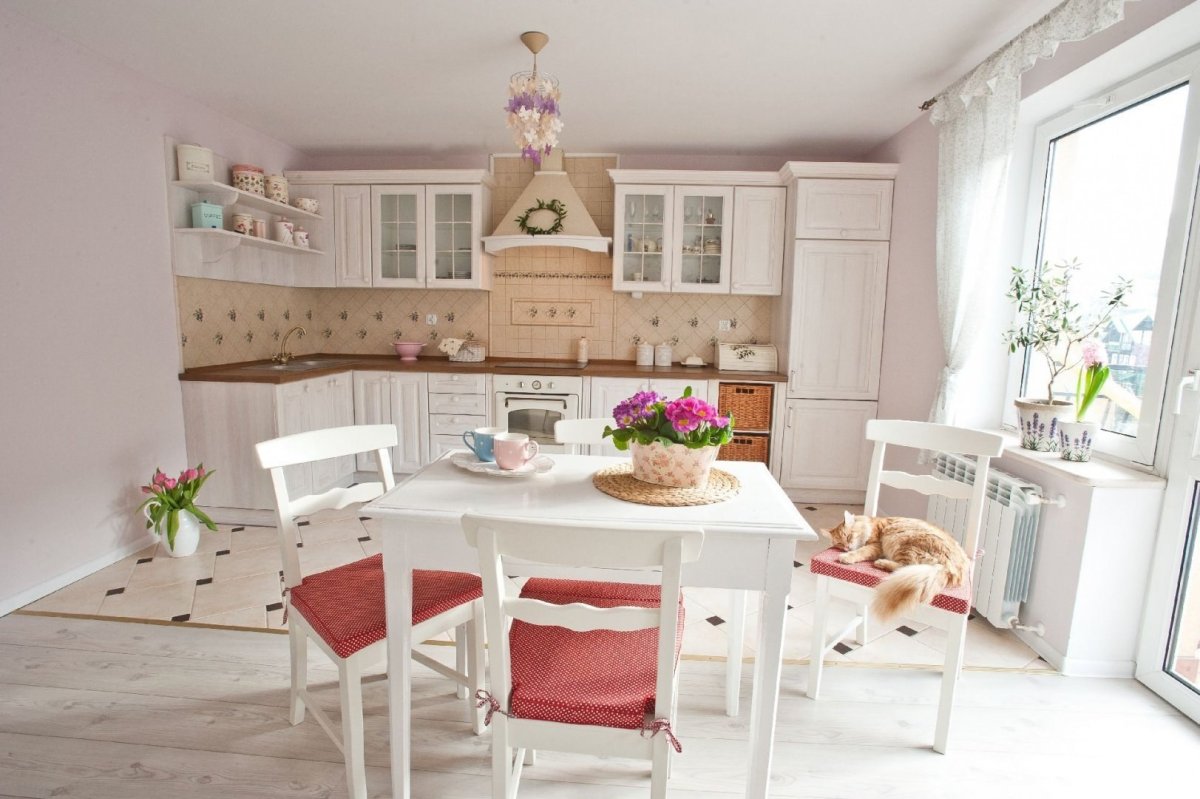 Обеденная зона в стиле Прованс