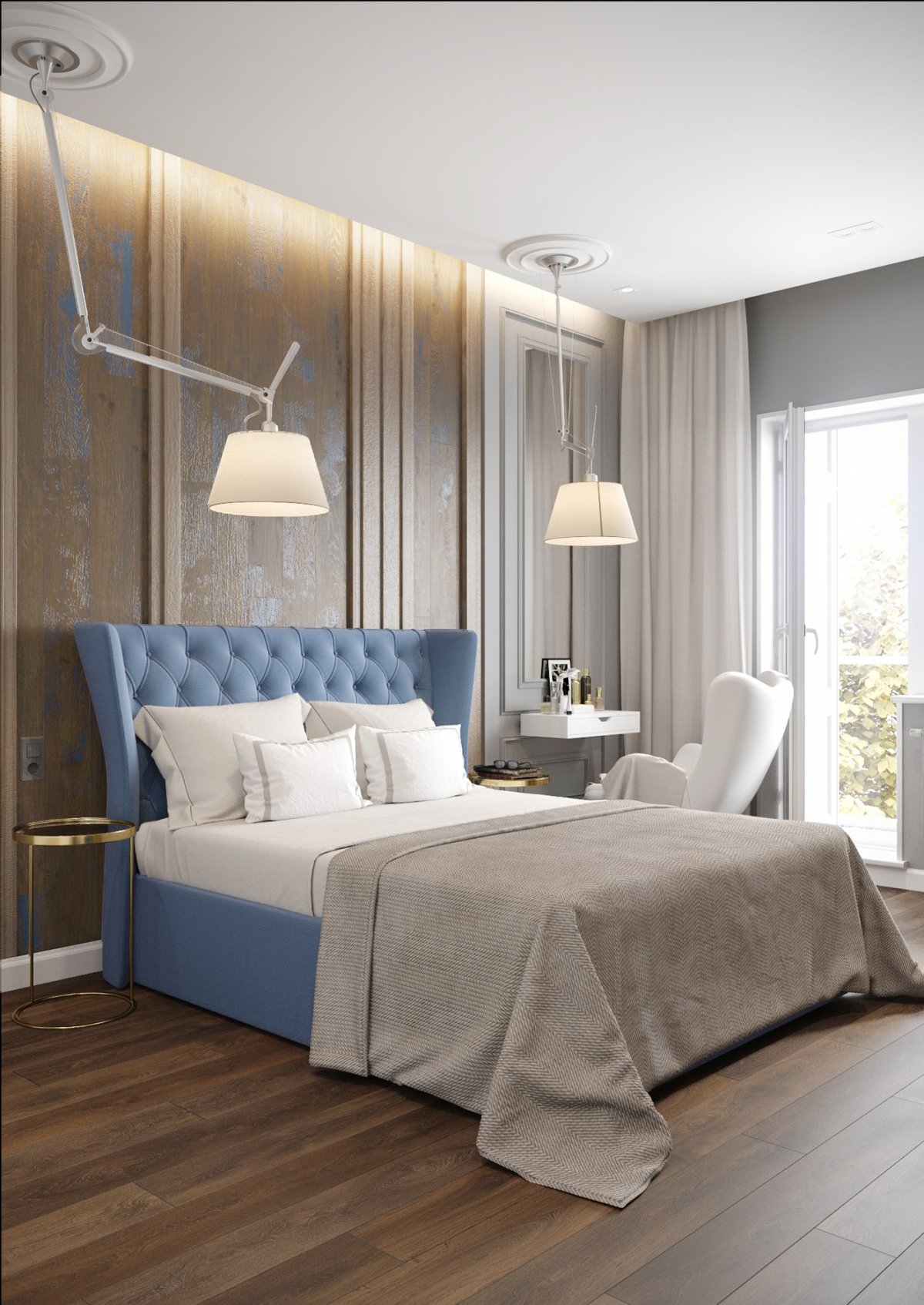 Спальня в постельных тогах