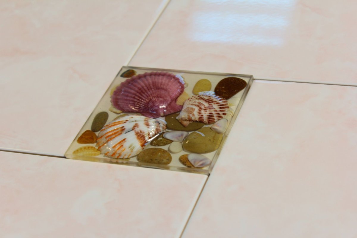 Декоративная плитка из эпоксидной смолы