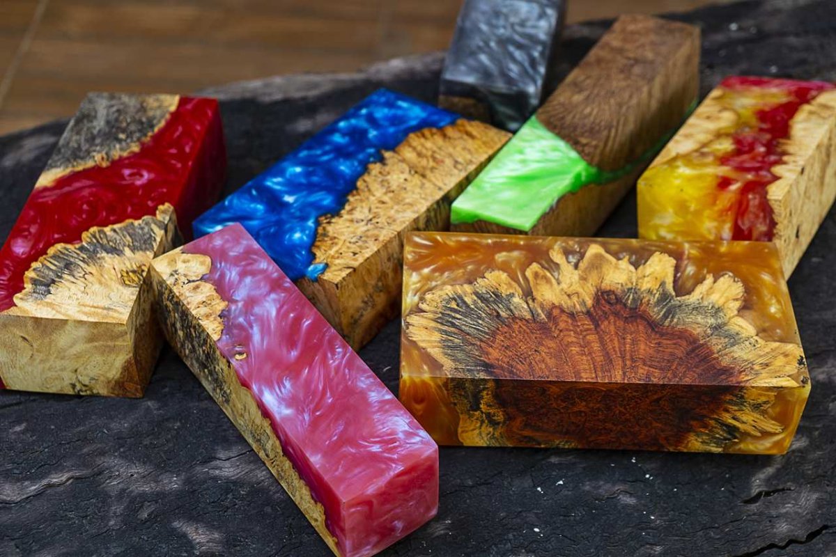 Стабилизированная Дрвесина и эпоксидна ясмола