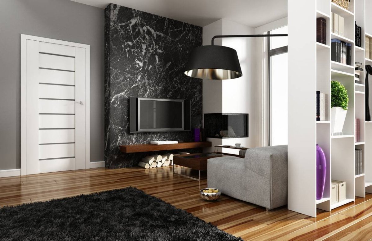 Сочетание серого пола