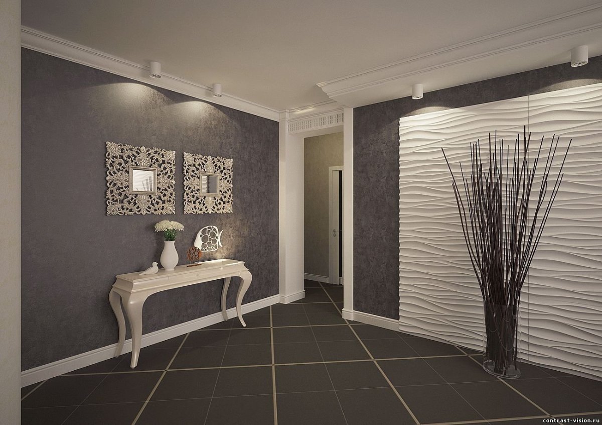 Серый цвет в интерьере