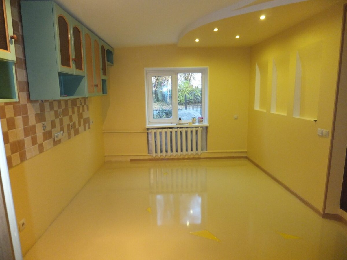 Полиуретановые полы на кухне