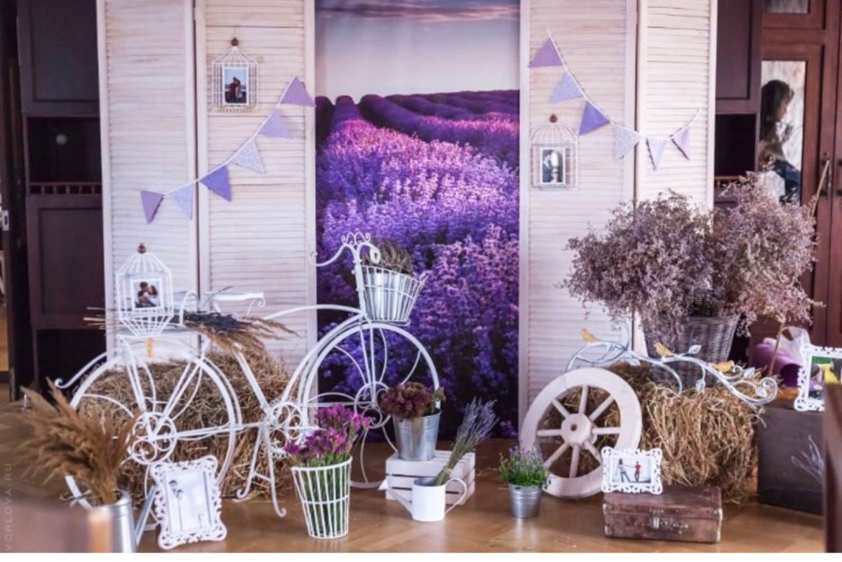 Фотозона в стиле Прованс