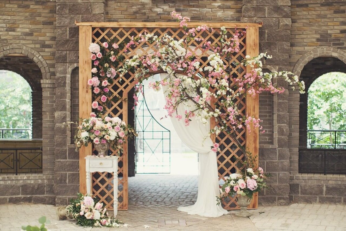 Свадебная Цветочная арка
