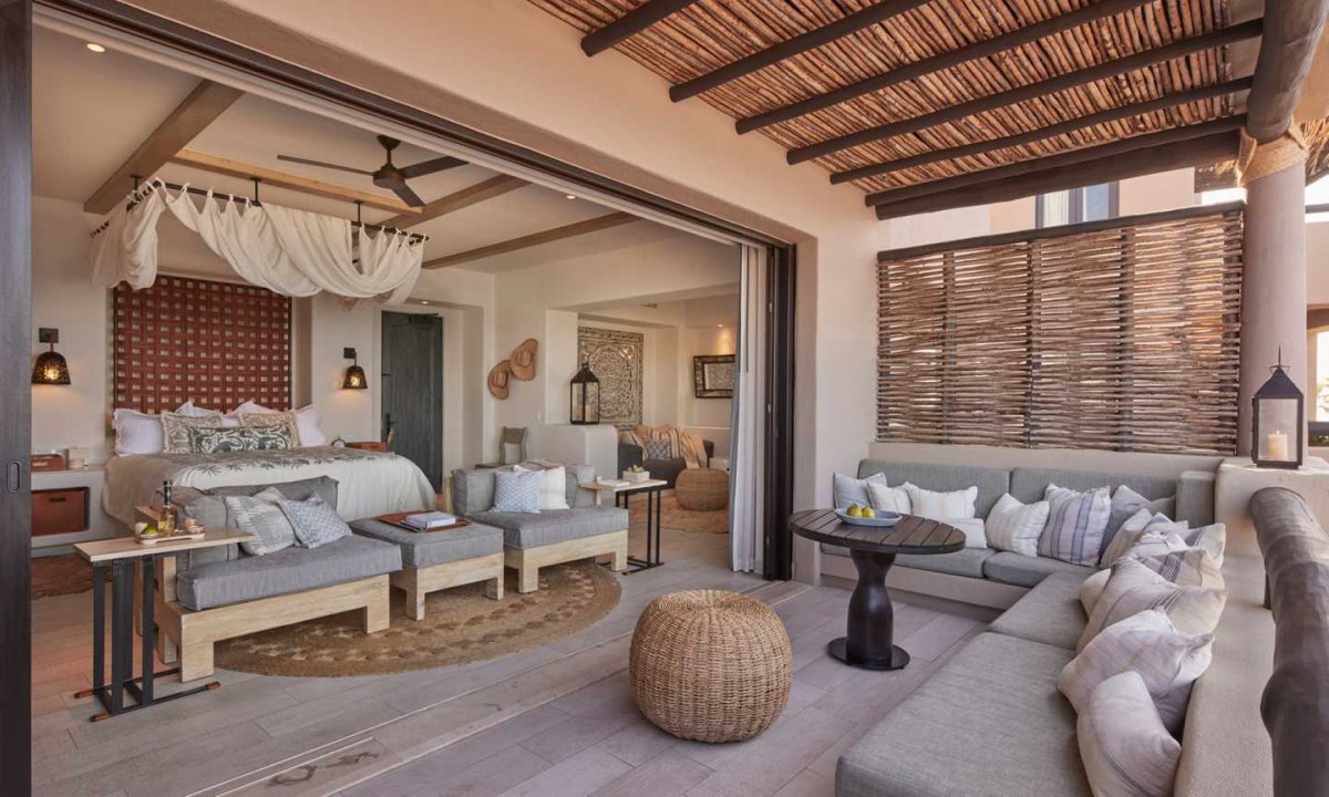 Лофт Бали спальня