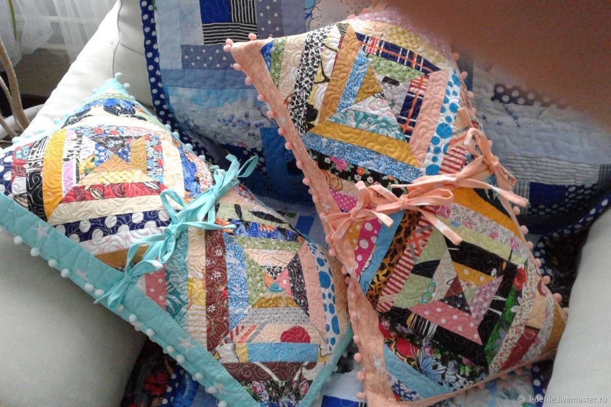 Декоративные подушки в стиле бохо