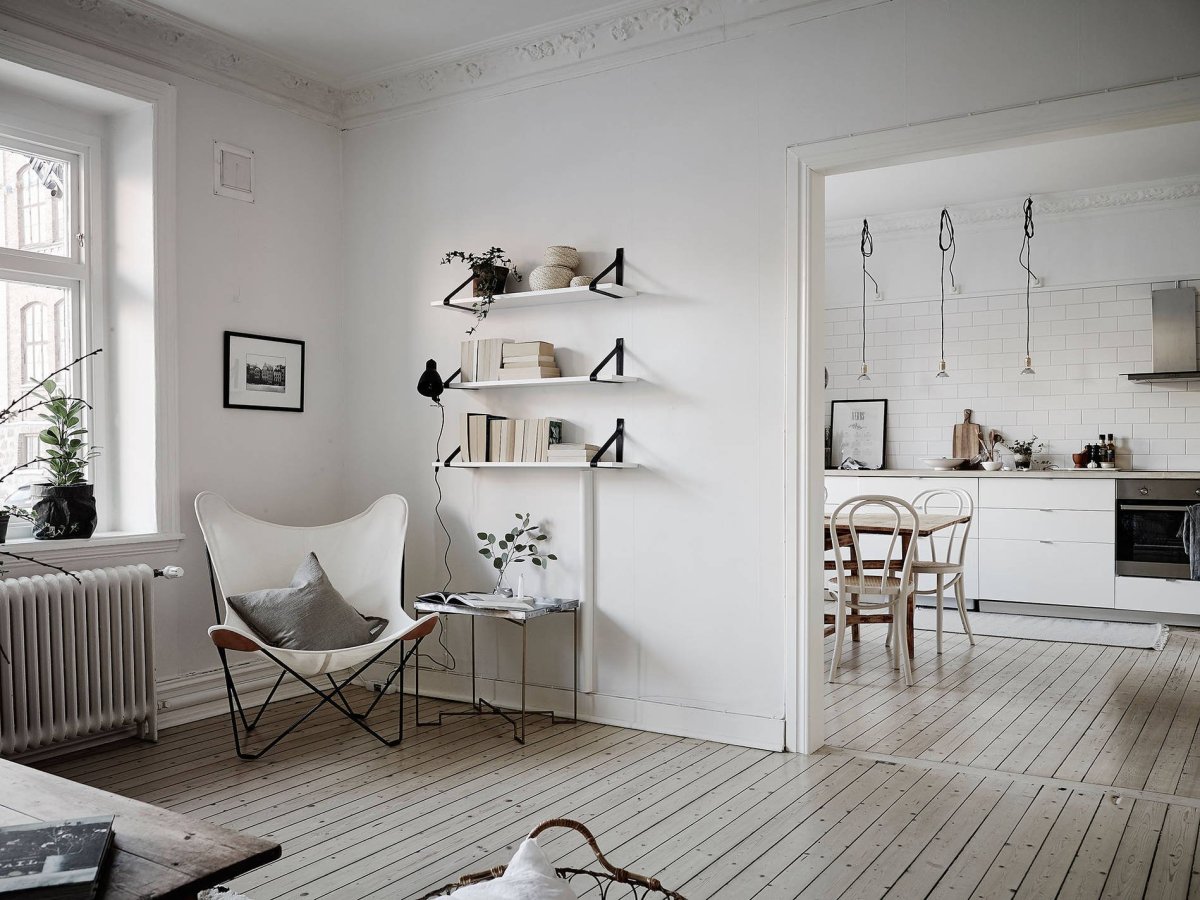 Кухонные помещения Скандинавский стиль