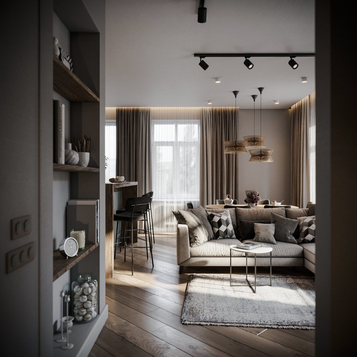 Проект таунхауса 150 м2 Вудлэнд