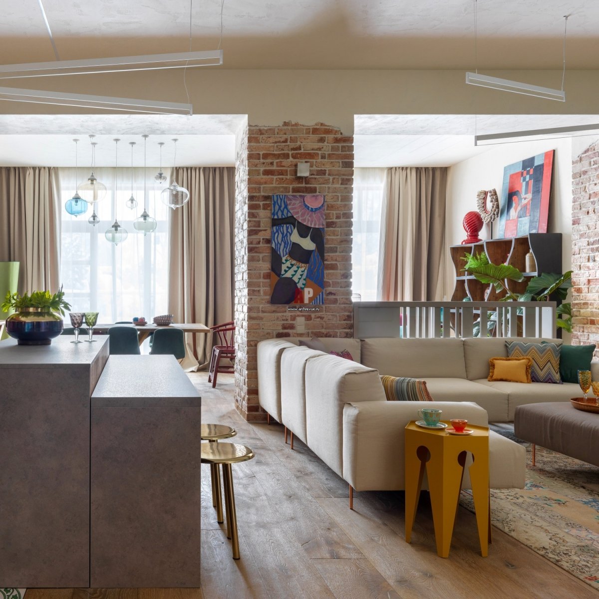 Таунхаус внутри интерьер