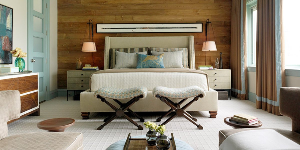 Сочетание белого и дерева в интерьере