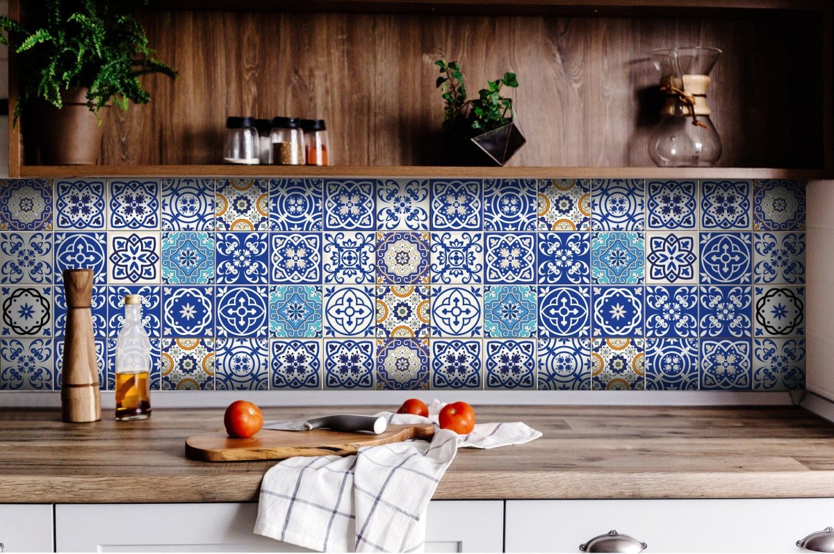 Кухня в стиле азулежу