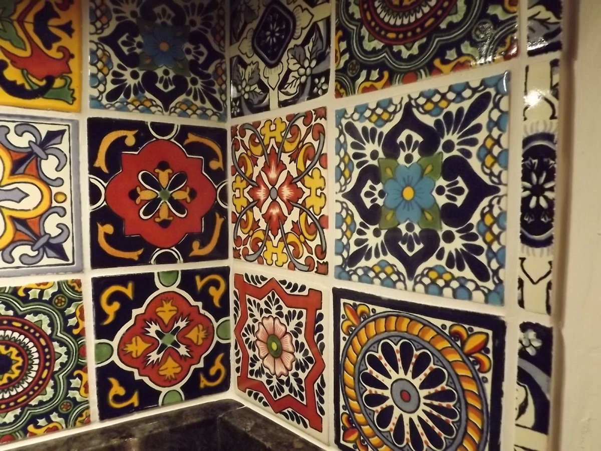 Керамическая плитка в мексиканском стиле
