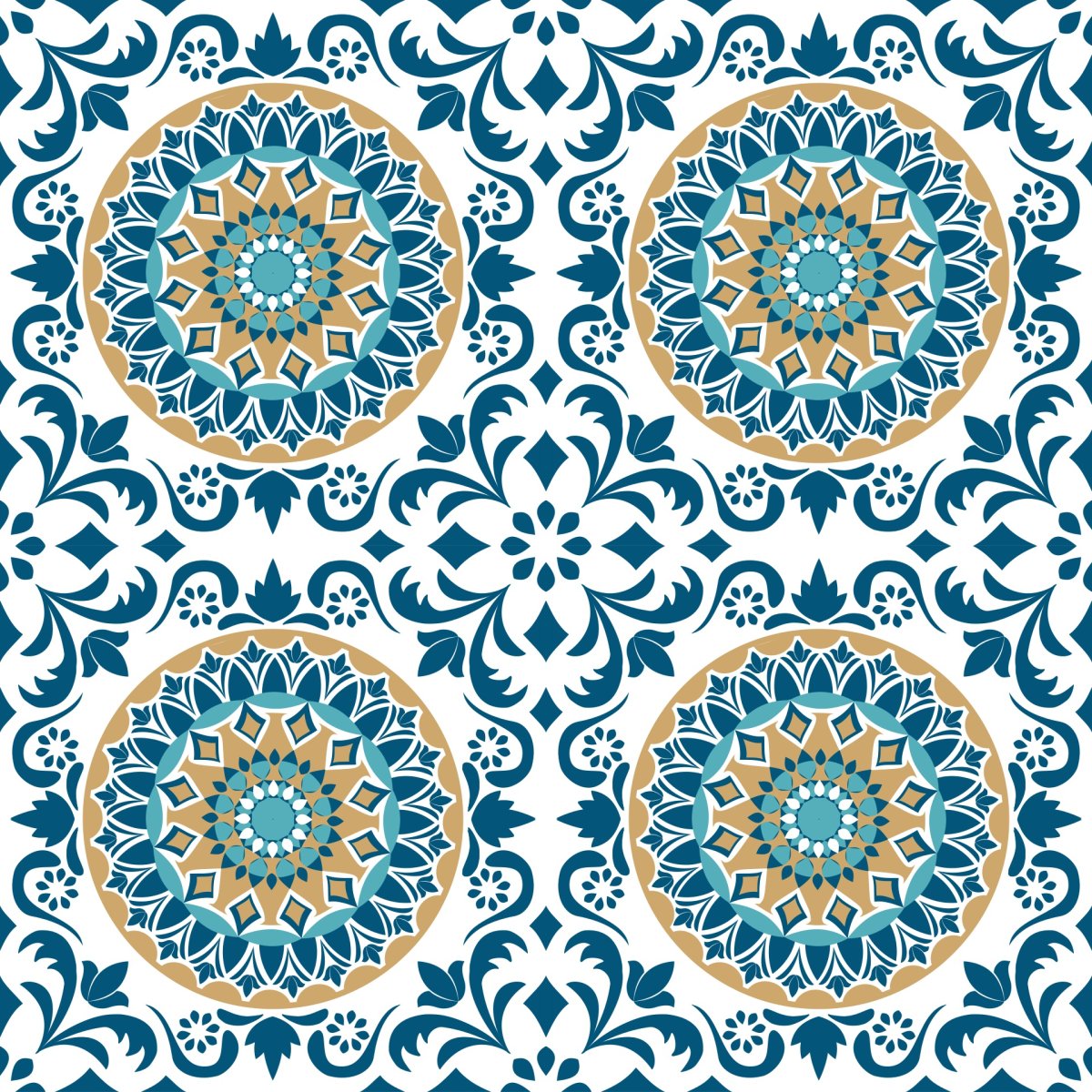 Тарелки с восточным орнаментом