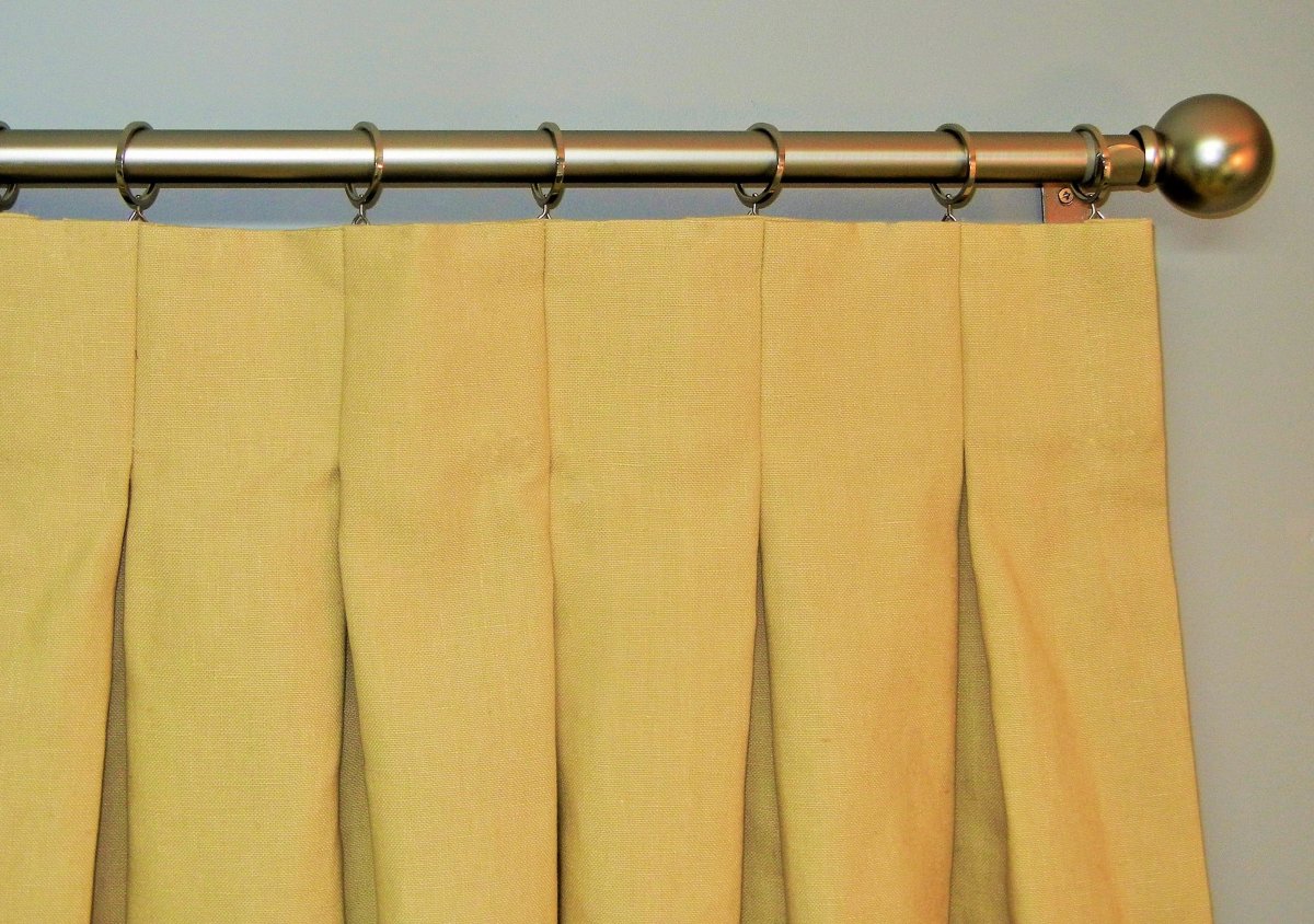 Бантовая складка на тюли и шторы на люверсах