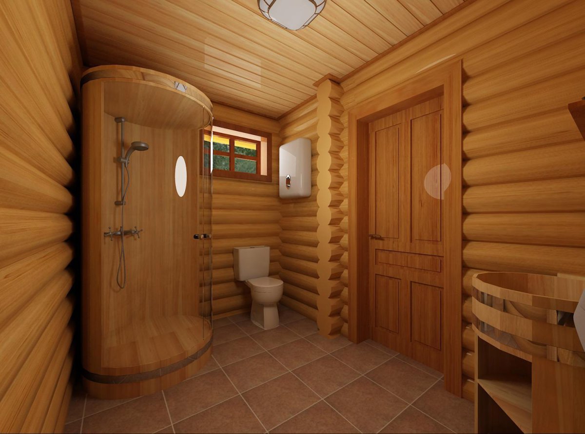 Отделка предбанника