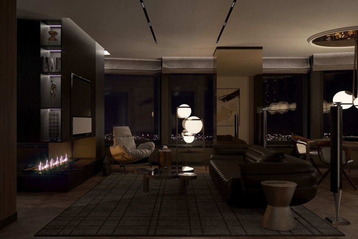 Свет в интерьере квартиры