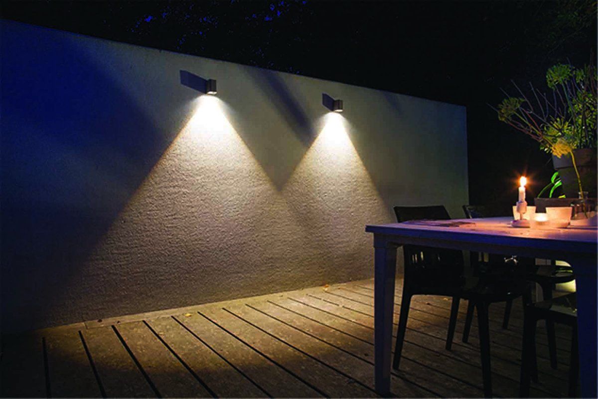 Боковое освещение стены