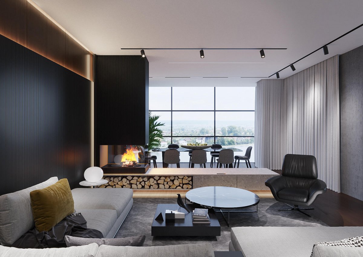 Освещение в гостиной