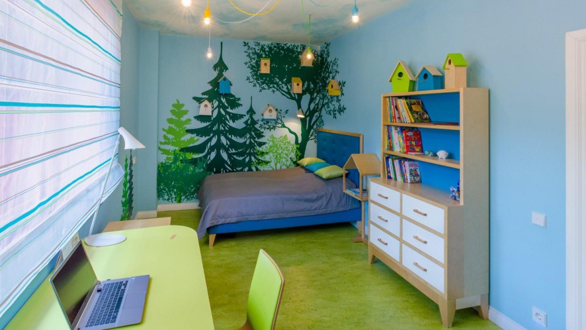 Дом в стиле джунглей