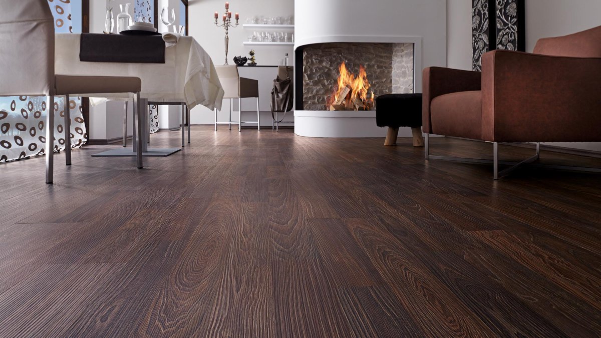 Ламинат бриллиант Кимберли в интерьере