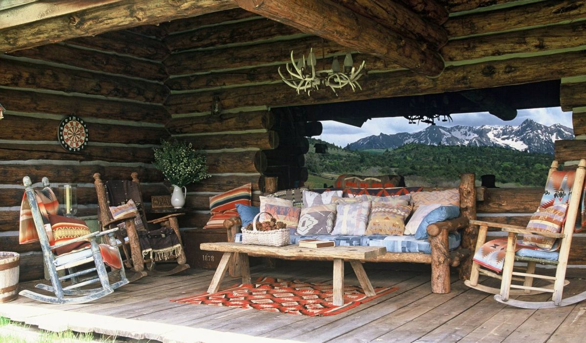 Гостиные в деревенском стиле